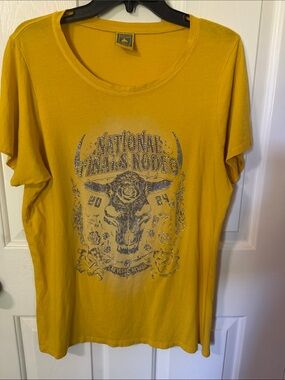 Yellow National Finals Rodeo 2024 Graphic Tee